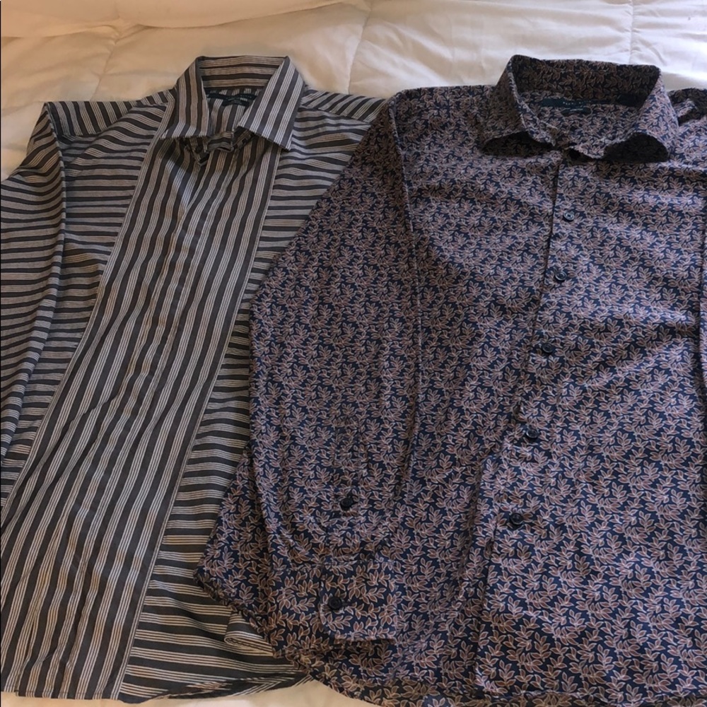 Perry Ellis Men’s Dress button ups- TWO